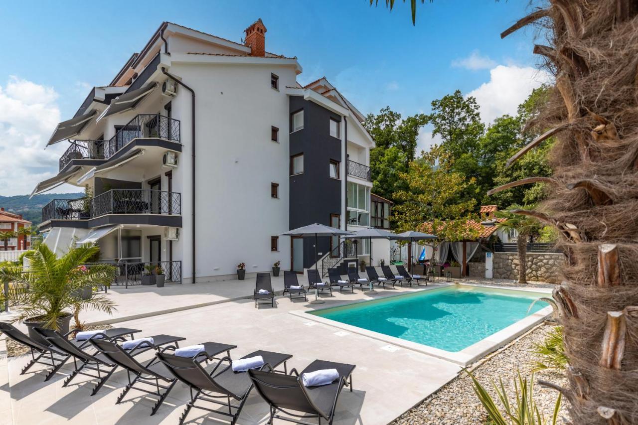 Villa Adriatic, Apartment Rebecca With Heated Swimming Pool, Sew View, Childrens Playground Ičići Esterno foto